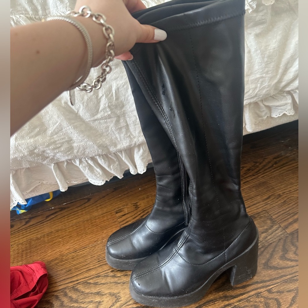 Knee High Black Boots
